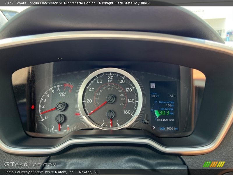  2022 Corolla Hatchback SE Nightshade Edition SE Nightshade Edition Gauges