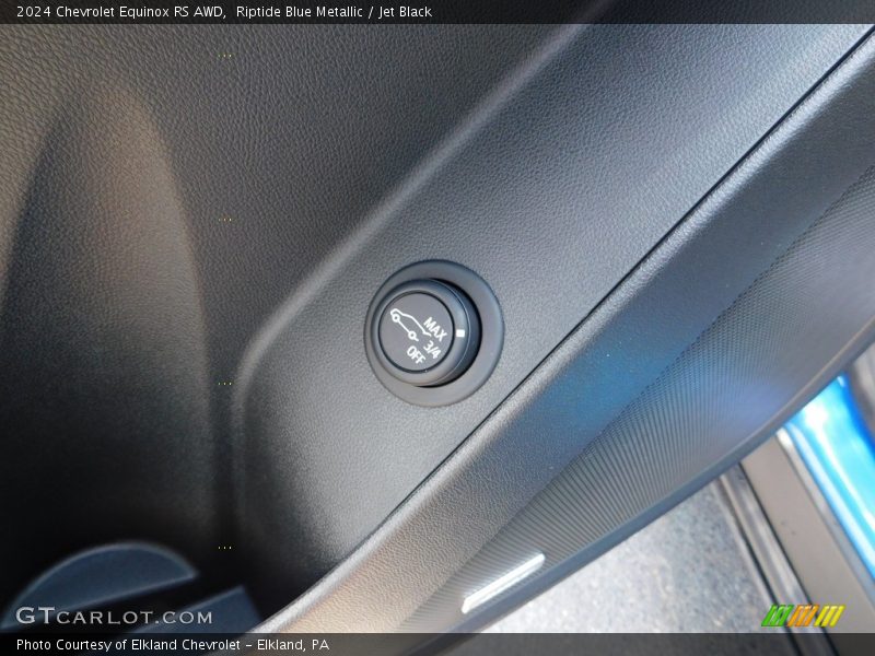 Riptide Blue Metallic / Jet Black 2024 Chevrolet Equinox RS AWD