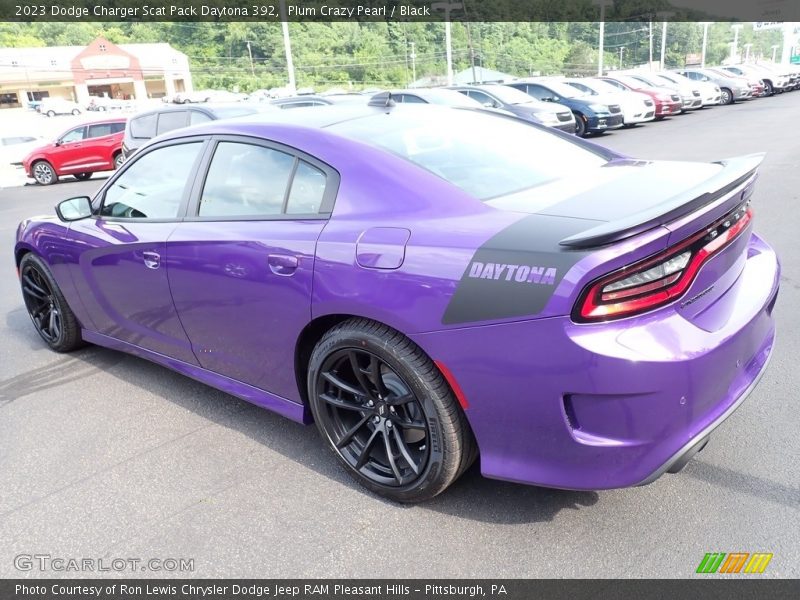 Plum Crazy Pearl / Black 2023 Dodge Charger Scat Pack Daytona 392