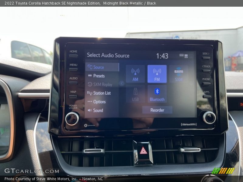 Midnight Black Metallic / Black 2022 Toyota Corolla Hatchback SE Nightshade Edition