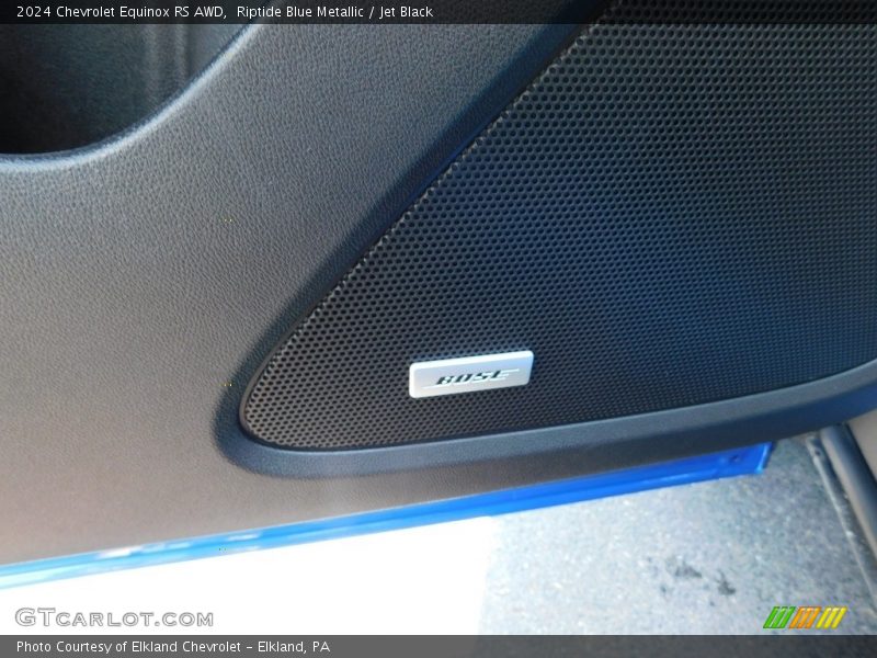 Riptide Blue Metallic / Jet Black 2024 Chevrolet Equinox RS AWD
