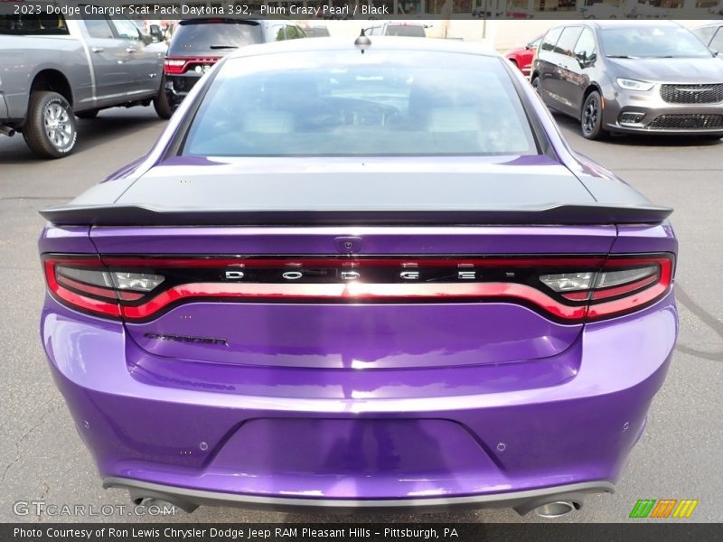Plum Crazy Pearl / Black 2023 Dodge Charger Scat Pack Daytona 392