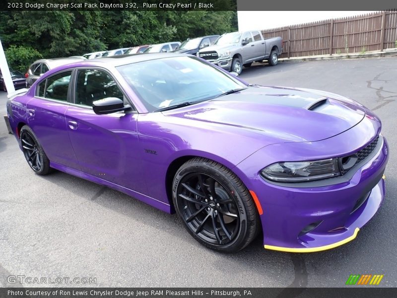 Plum Crazy Pearl / Black 2023 Dodge Charger Scat Pack Daytona 392