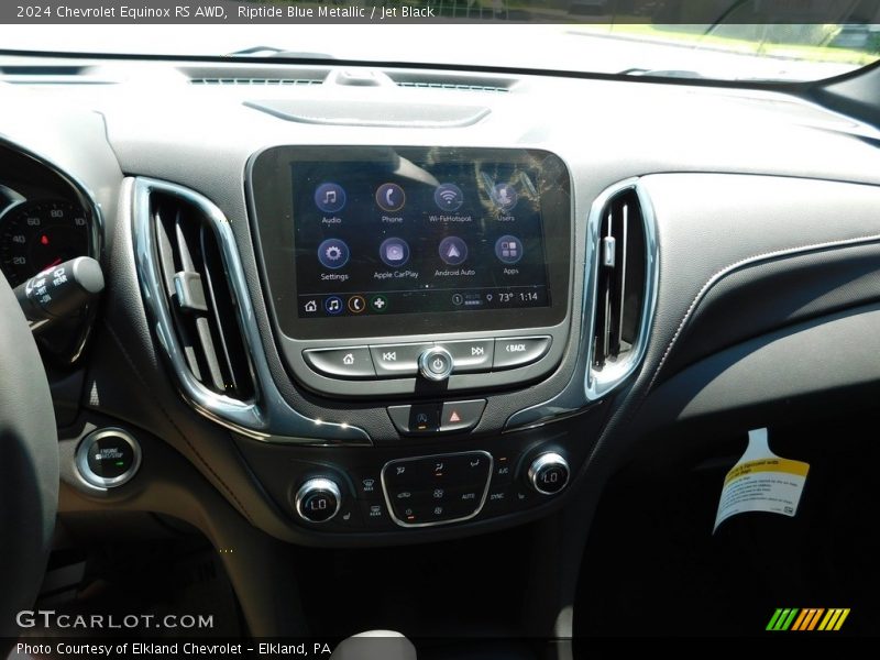 Riptide Blue Metallic / Jet Black 2024 Chevrolet Equinox RS AWD