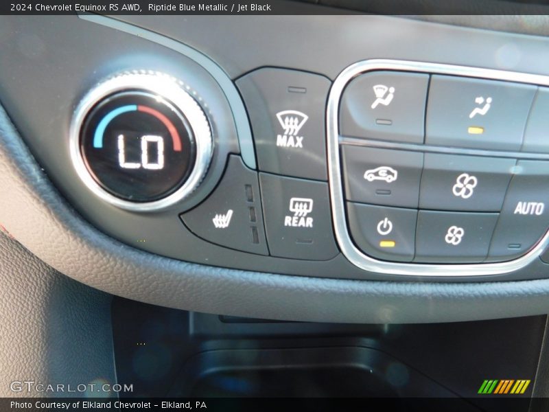 Riptide Blue Metallic / Jet Black 2024 Chevrolet Equinox RS AWD