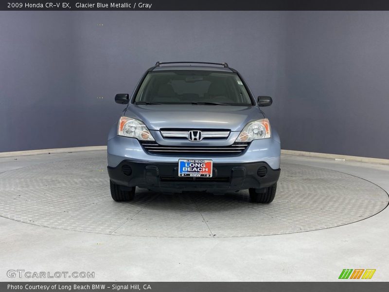 Glacier Blue Metallic / Gray 2009 Honda CR-V EX
