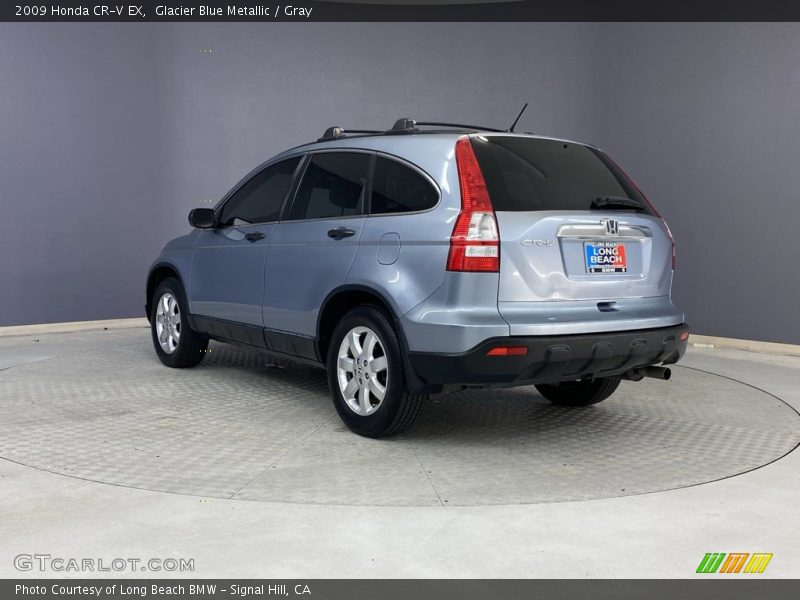 Glacier Blue Metallic / Gray 2009 Honda CR-V EX