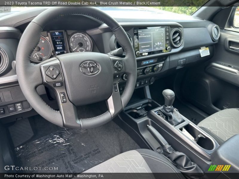  2023 Tacoma TRD Off Road Double Cab 4x4 Black/Cement Interior