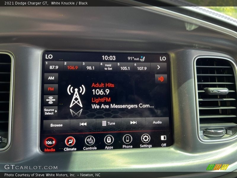 Controls of 2021 Charger GT