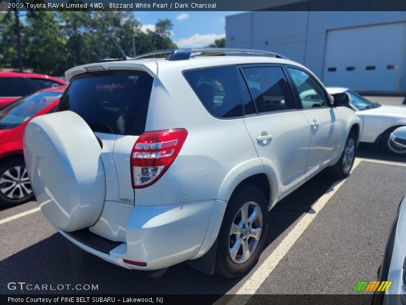 Blizzard White Pearl / Dark Charcoal 2009 Toyota RAV4 Limited 4WD