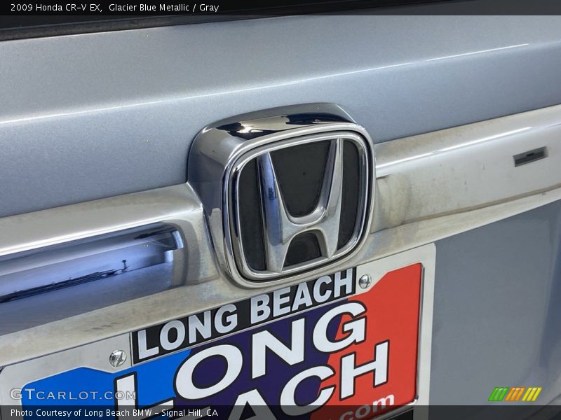 Glacier Blue Metallic / Gray 2009 Honda CR-V EX