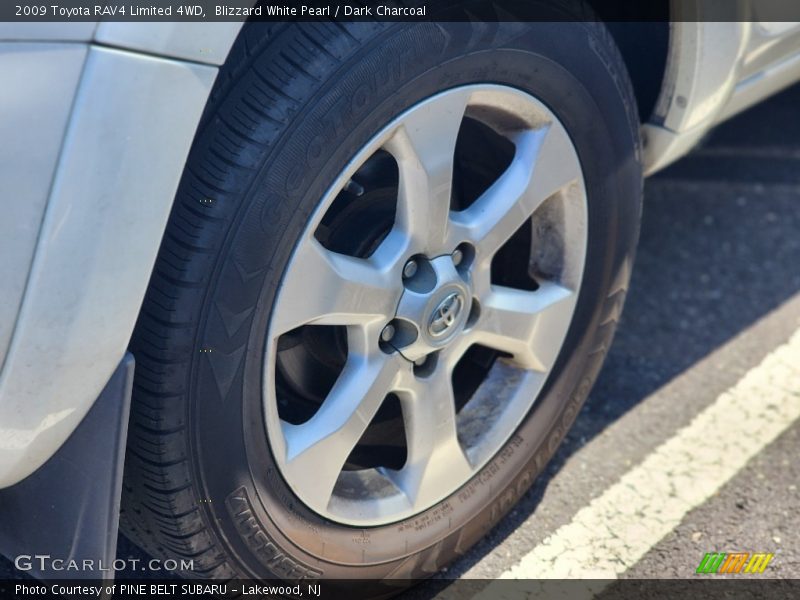 Blizzard White Pearl / Dark Charcoal 2009 Toyota RAV4 Limited 4WD