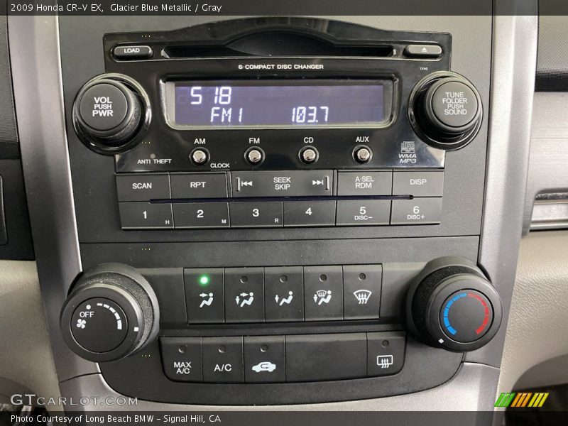 Controls of 2009 CR-V EX