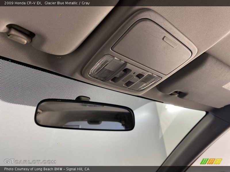 Glacier Blue Metallic / Gray 2009 Honda CR-V EX