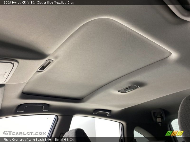 Glacier Blue Metallic / Gray 2009 Honda CR-V EX
