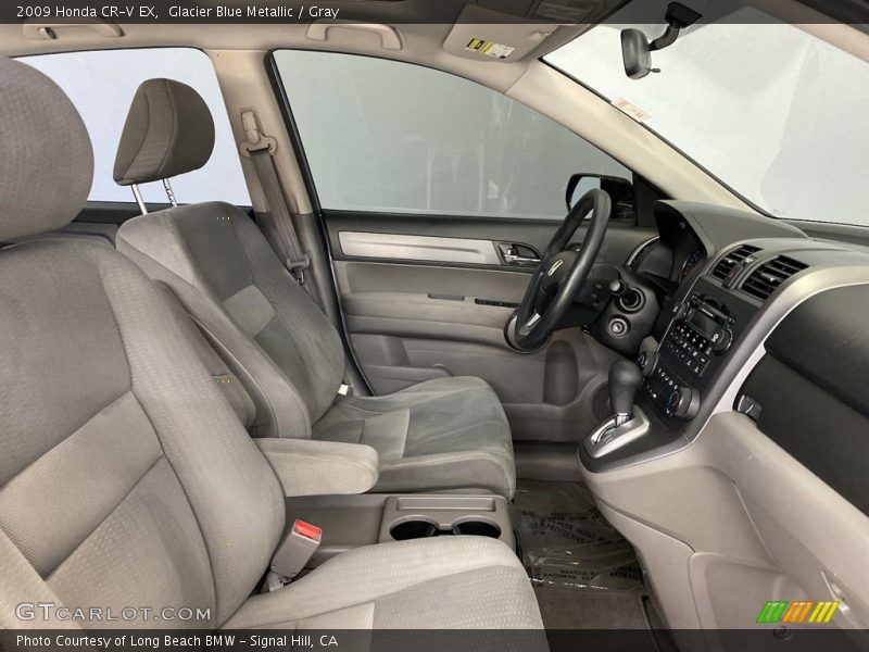 Glacier Blue Metallic / Gray 2009 Honda CR-V EX