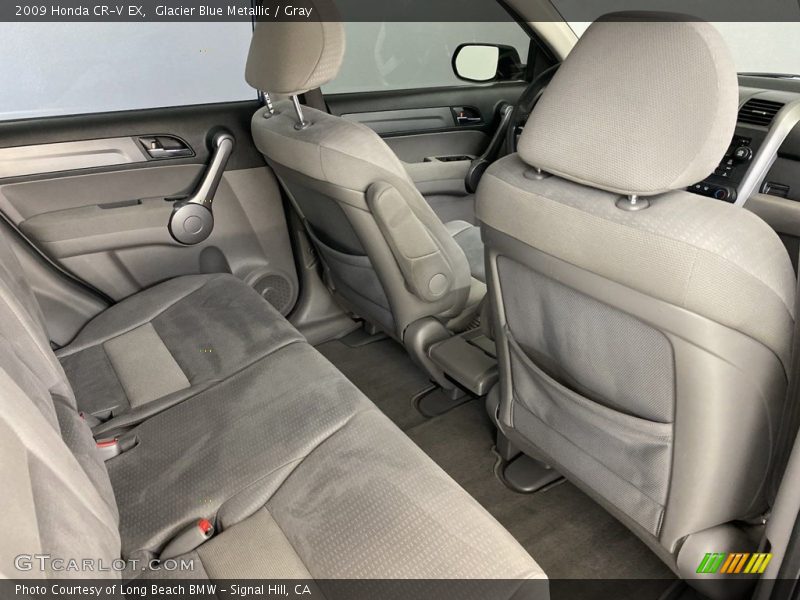 Glacier Blue Metallic / Gray 2009 Honda CR-V EX