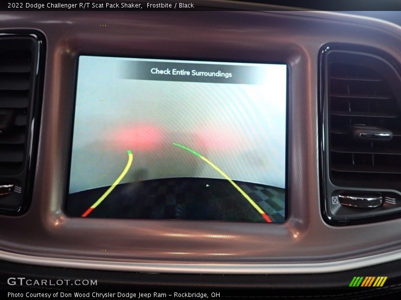 Frostbite / Black 2022 Dodge Challenger R/T Scat Pack Shaker