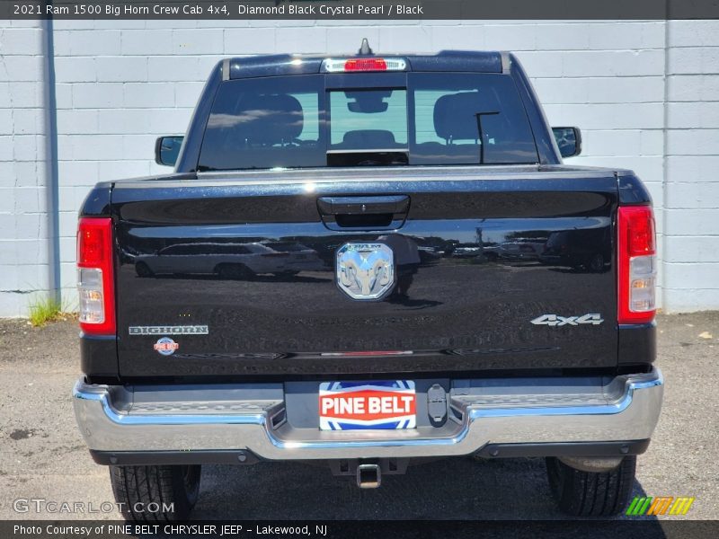 Diamond Black Crystal Pearl / Black 2021 Ram 1500 Big Horn Crew Cab 4x4