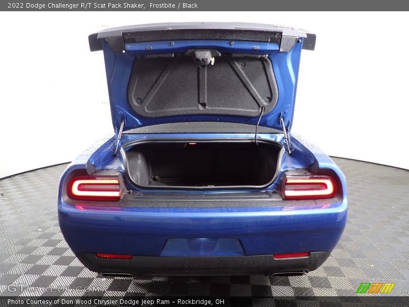 Frostbite / Black 2022 Dodge Challenger R/T Scat Pack Shaker