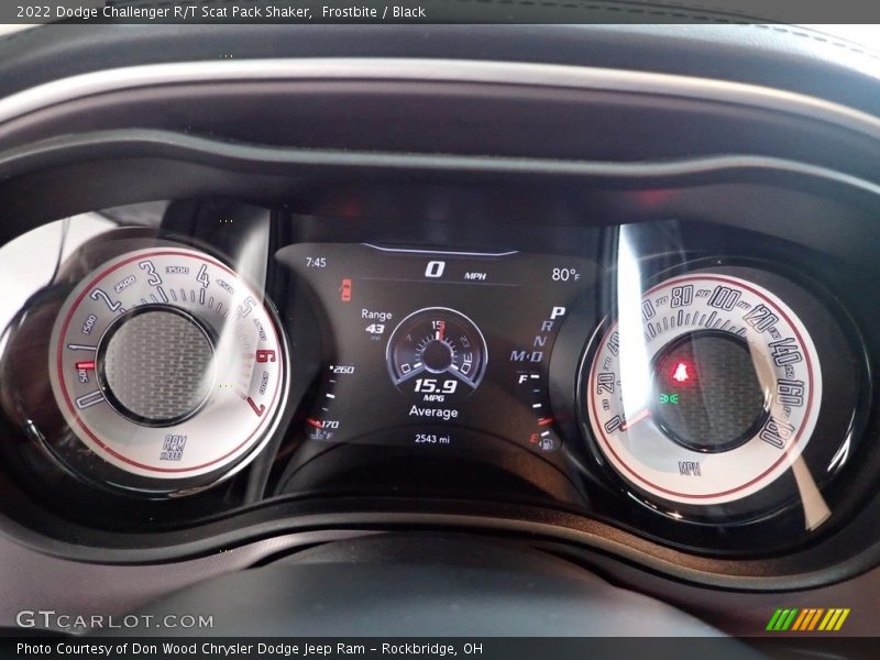 Frostbite / Black 2022 Dodge Challenger R/T Scat Pack Shaker