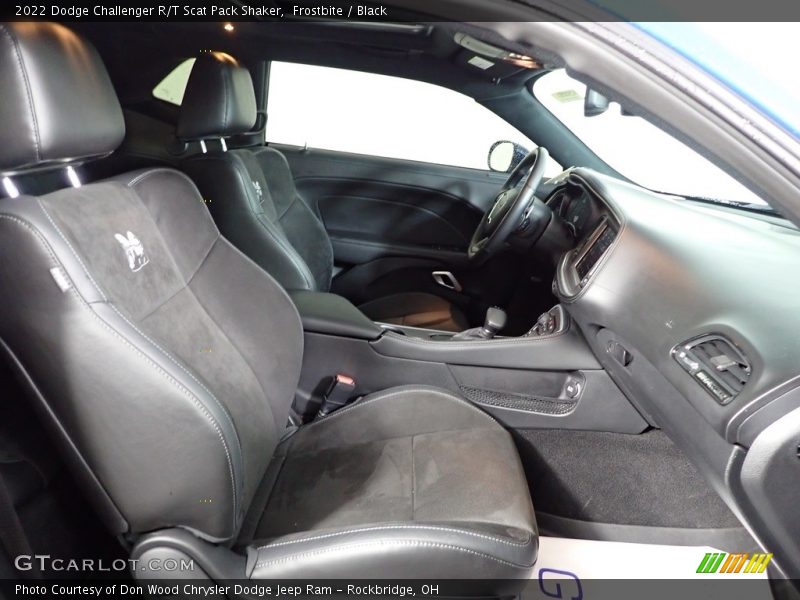Frostbite / Black 2022 Dodge Challenger R/T Scat Pack Shaker
