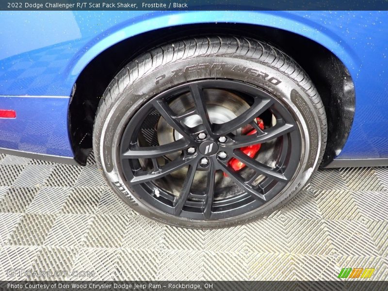 Frostbite / Black 2022 Dodge Challenger R/T Scat Pack Shaker