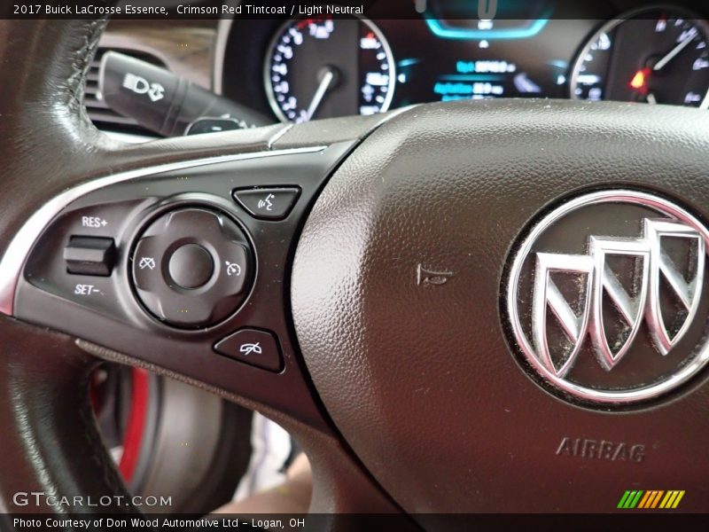 Crimson Red Tintcoat / Light Neutral 2017 Buick LaCrosse Essence