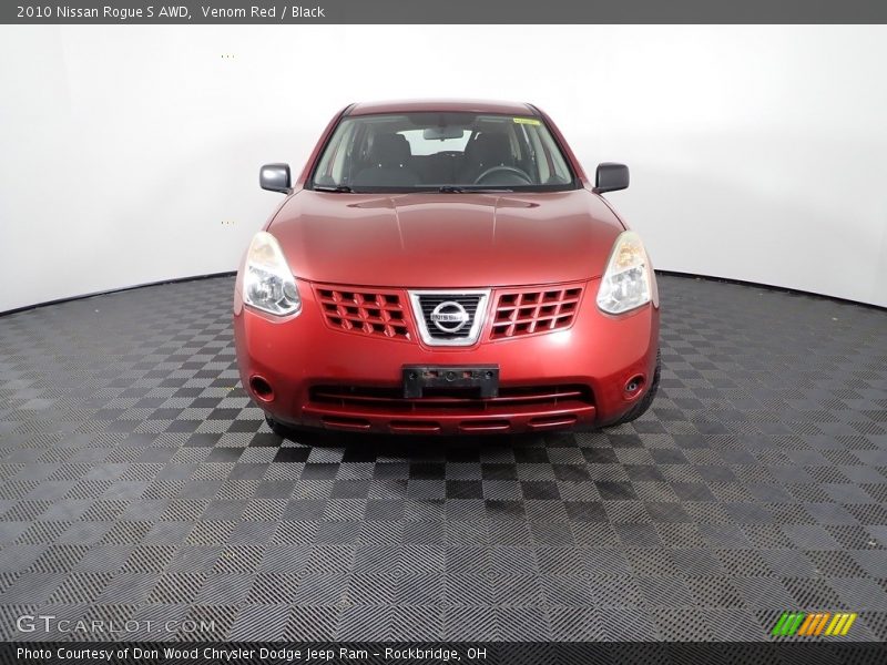 Venom Red / Black 2010 Nissan Rogue S AWD