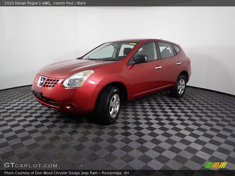 Venom Red / Black 2010 Nissan Rogue S AWD