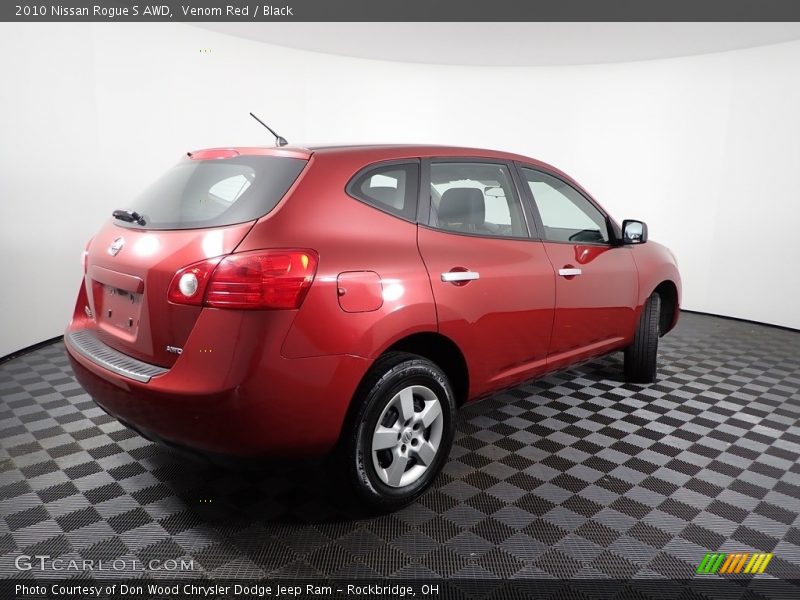 Venom Red / Black 2010 Nissan Rogue S AWD