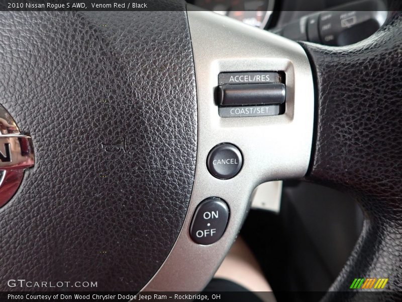 Venom Red / Black 2010 Nissan Rogue S AWD