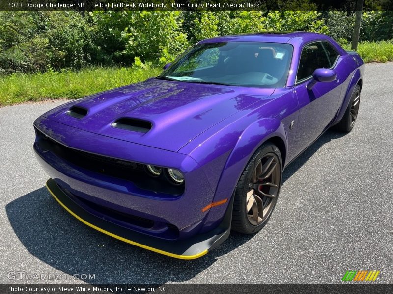 Plum Crazy Pearl / Sepia/Black 2023 Dodge Challenger SRT Hellcat JailBreak Widebody
