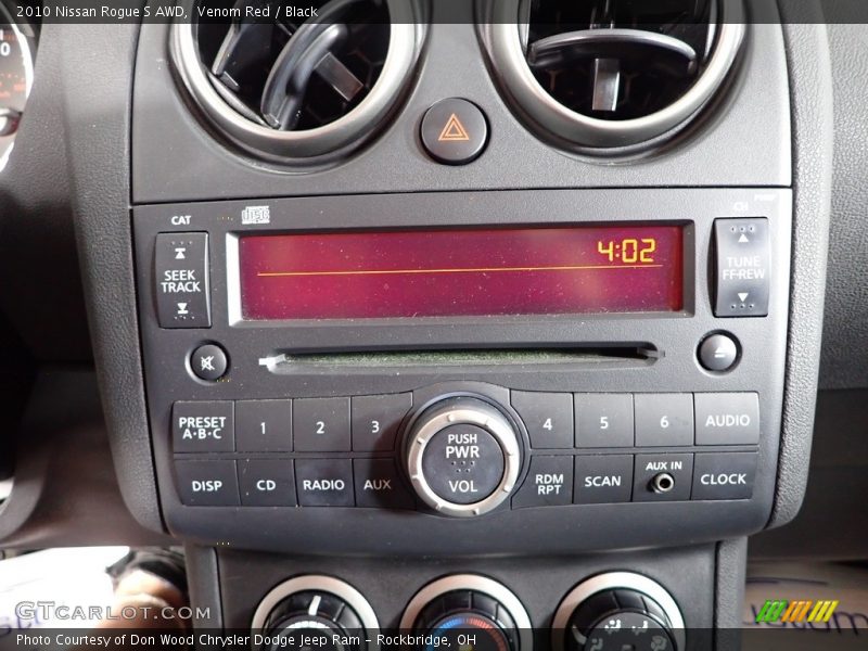 Venom Red / Black 2010 Nissan Rogue S AWD