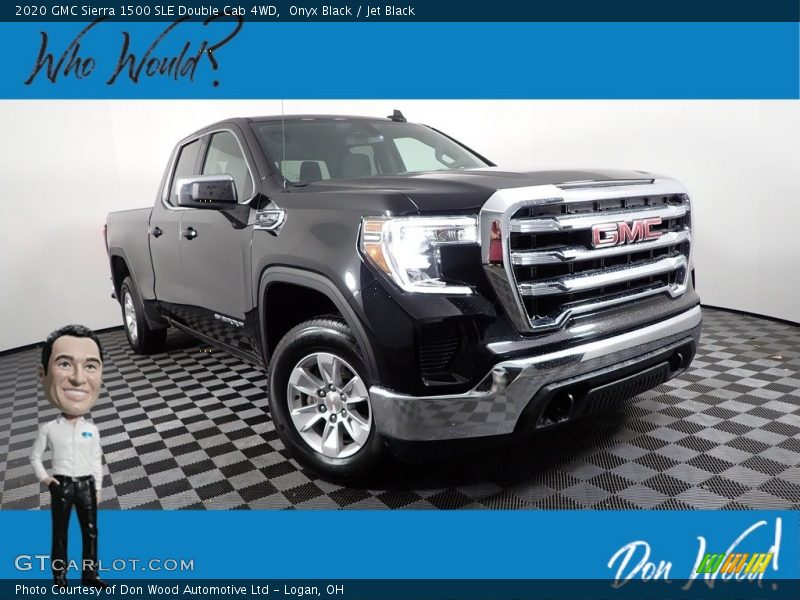 Onyx Black / Jet Black 2020 GMC Sierra 1500 SLE Double Cab 4WD
