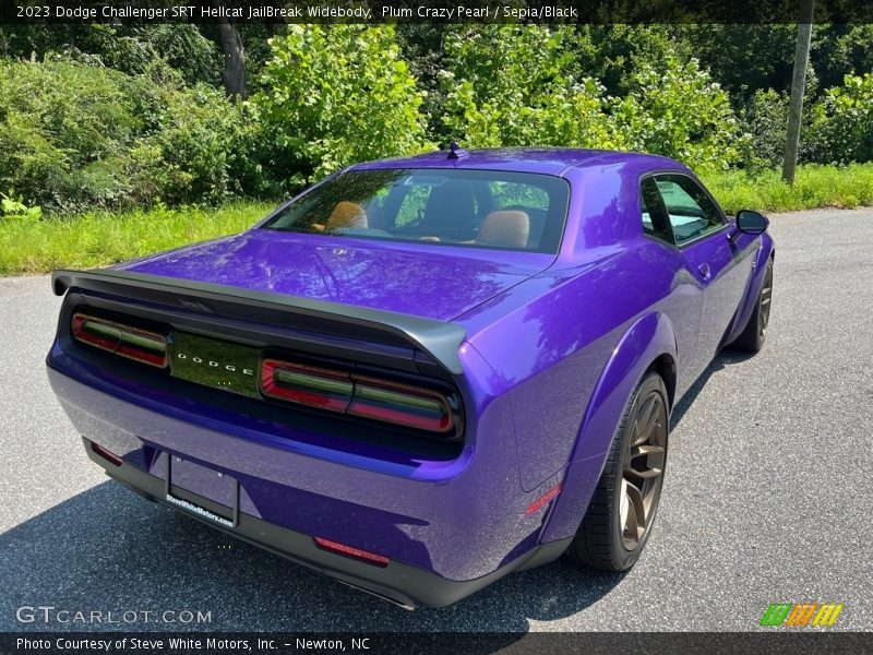 Plum Crazy Pearl / Sepia/Black 2023 Dodge Challenger SRT Hellcat JailBreak Widebody