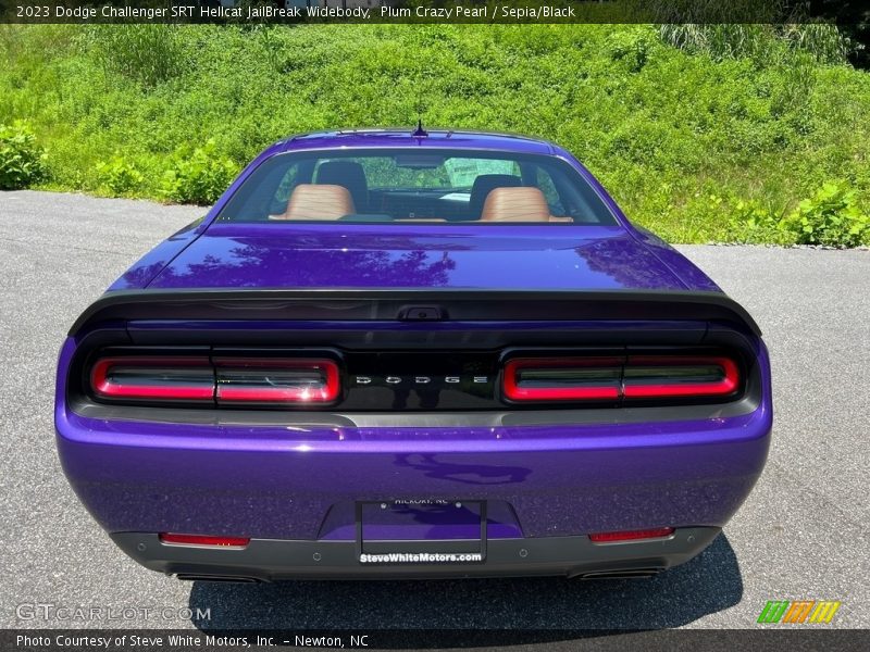 Plum Crazy Pearl / Sepia/Black 2023 Dodge Challenger SRT Hellcat JailBreak Widebody