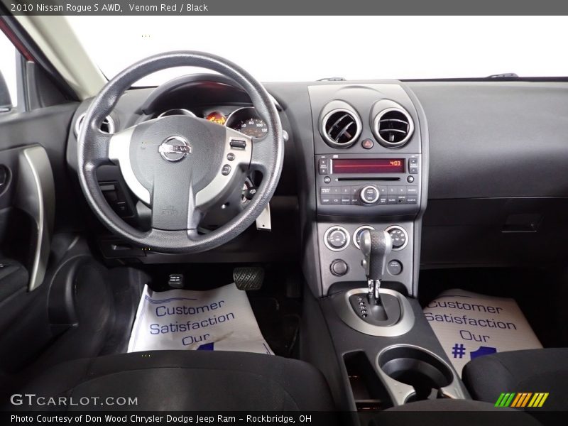 Venom Red / Black 2010 Nissan Rogue S AWD