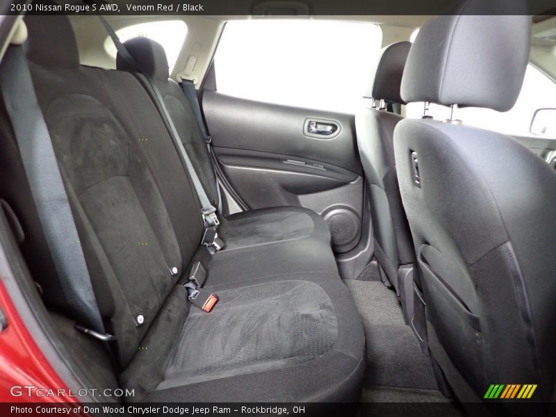 Venom Red / Black 2010 Nissan Rogue S AWD