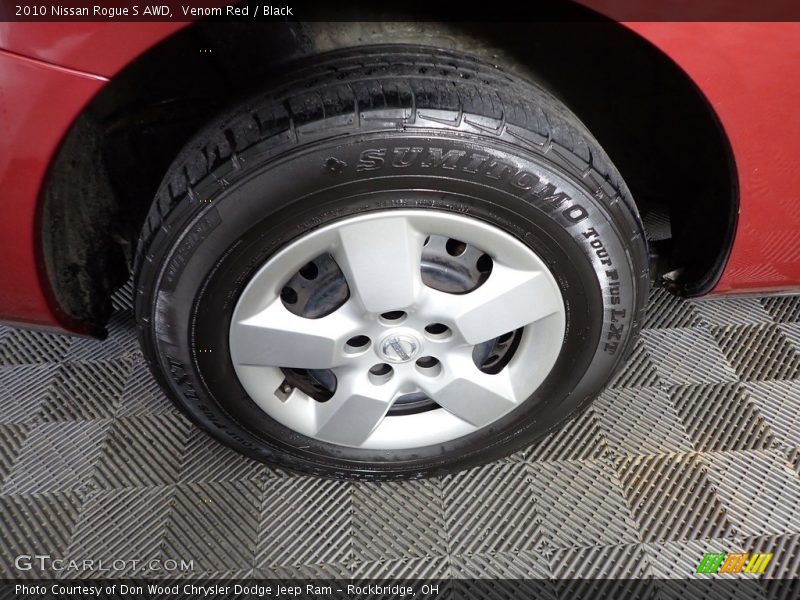 Venom Red / Black 2010 Nissan Rogue S AWD