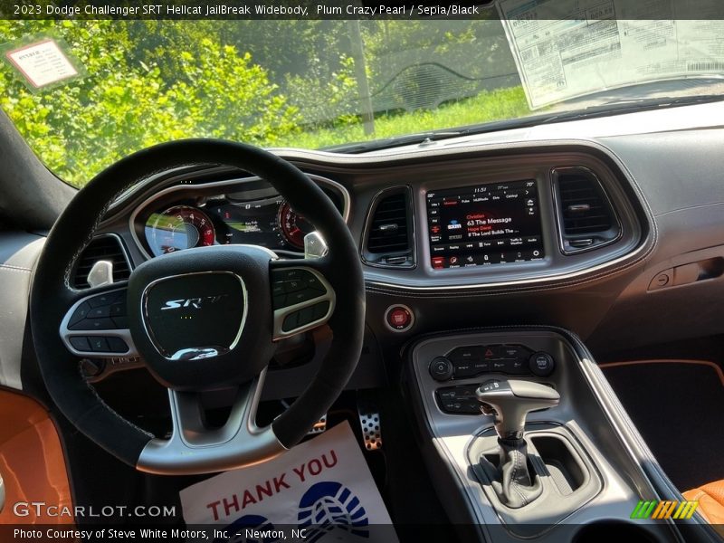 Plum Crazy Pearl / Sepia/Black 2023 Dodge Challenger SRT Hellcat JailBreak Widebody