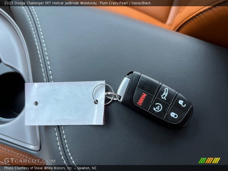 Plum Crazy Pearl / Sepia/Black 2023 Dodge Challenger SRT Hellcat JailBreak Widebody
