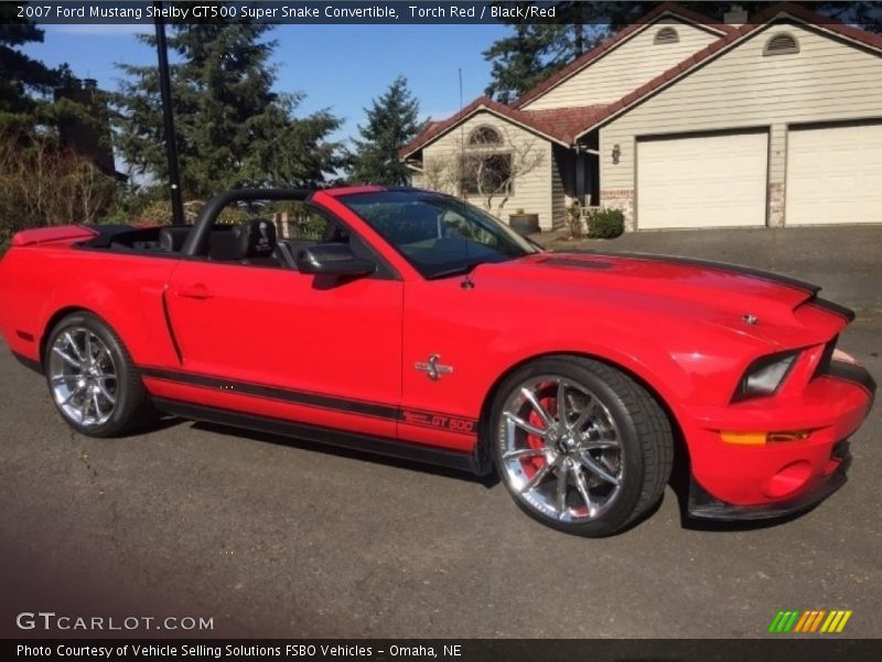  2007 Mustang Shelby GT500 Super Snake Convertible Torch Red