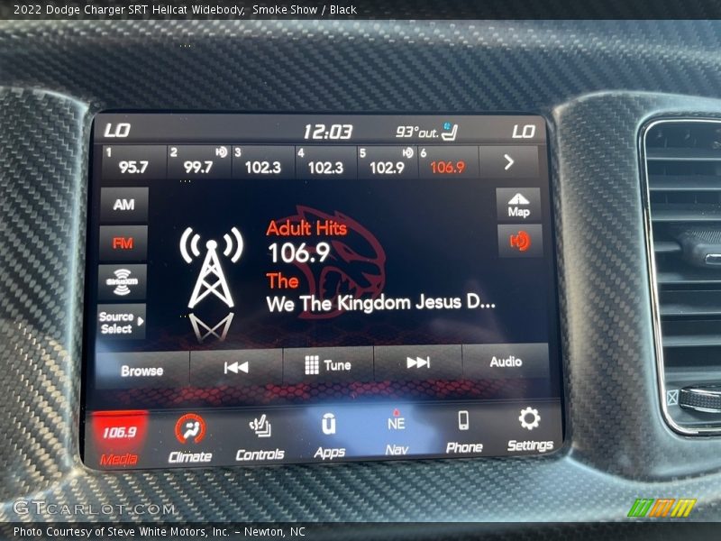 Audio System of 2022 Charger SRT Hellcat Widebody