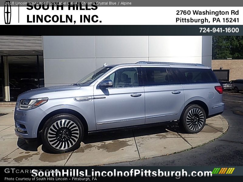 Chroma Crystal Blue / Alpine 2018 Lincoln Navigator Black Label L 4x4