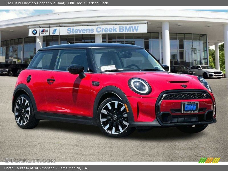 Chili Red / Carbon Black 2023 Mini Hardtop Cooper S 2 Door