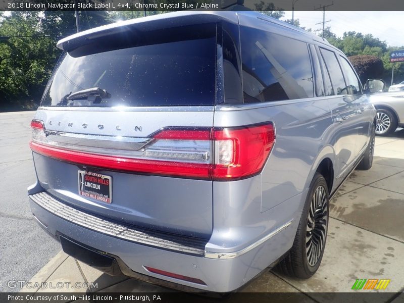 Chroma Crystal Blue / Alpine 2018 Lincoln Navigator Black Label L 4x4