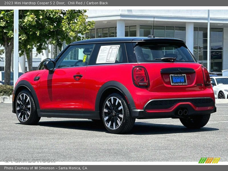 Chili Red / Carbon Black 2023 Mini Hardtop Cooper S 2 Door