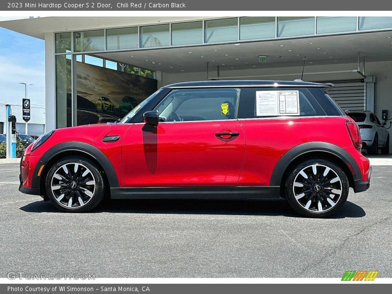 Chili Red / Carbon Black 2023 Mini Hardtop Cooper S 2 Door