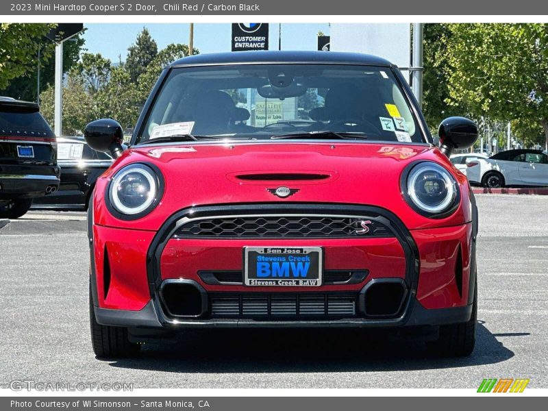 Chili Red / Carbon Black 2023 Mini Hardtop Cooper S 2 Door